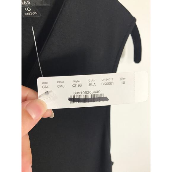 New J. Crew 365 Women's 10 Black Ponte Sheath Dress Office Work Date Night NWT - Picture 5 of 13